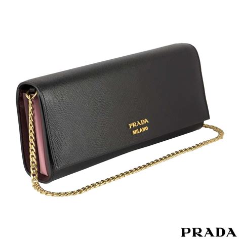 prada saffiano crossbody clutch black|authentic Prada saffiano.